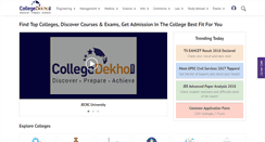 Desktop Screenshot of collegedekho.com